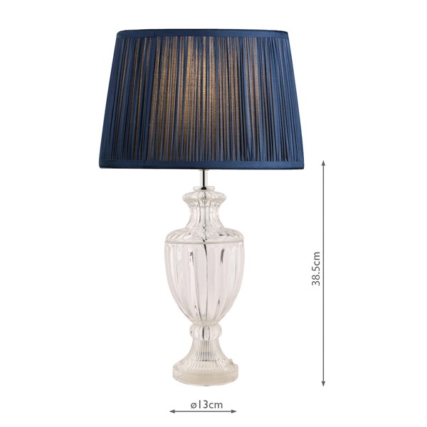 (image for) Laura Ashley Meredith Small Table Lamp Cut Glass Crystal Base Only